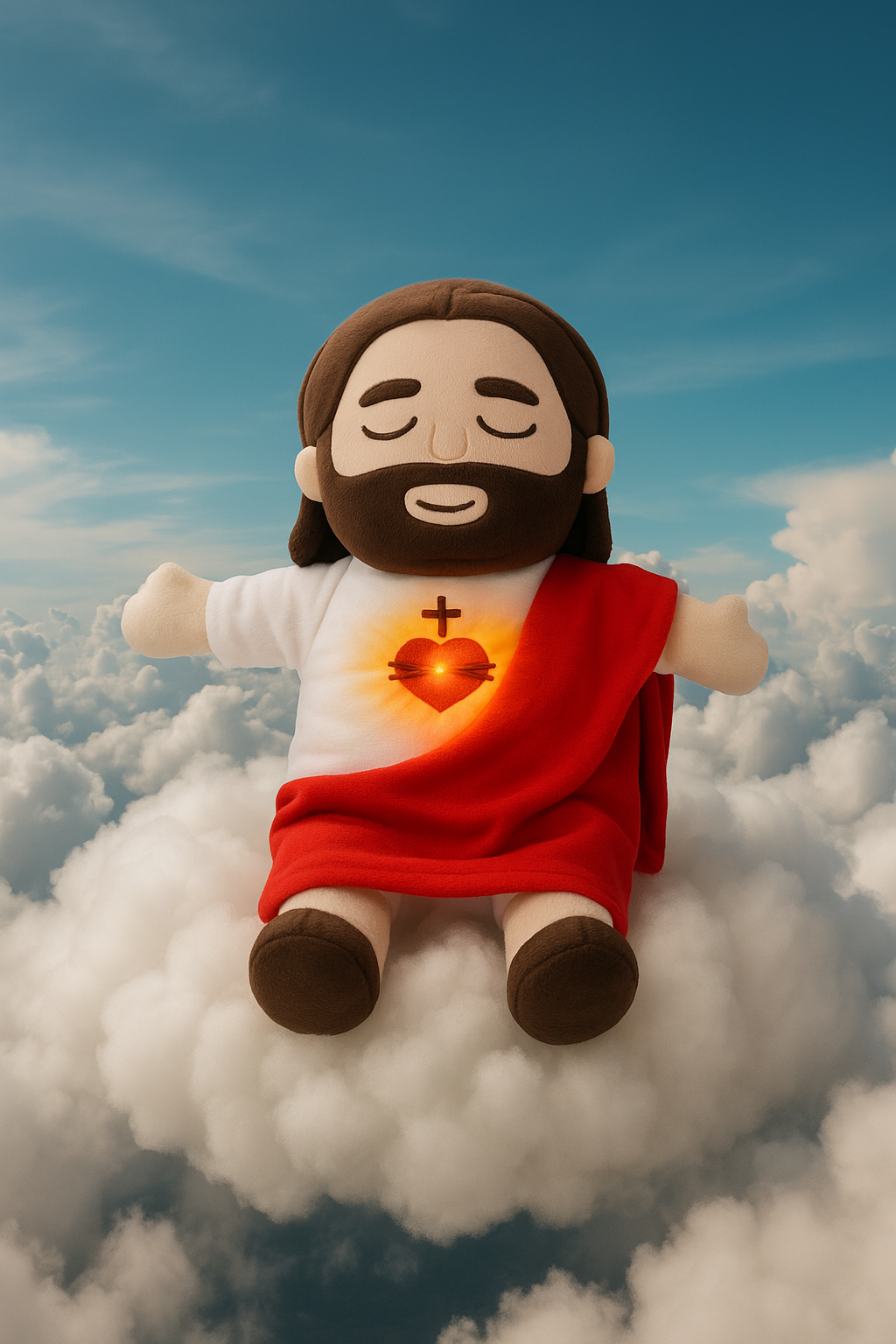 Breathing Jesus Plush